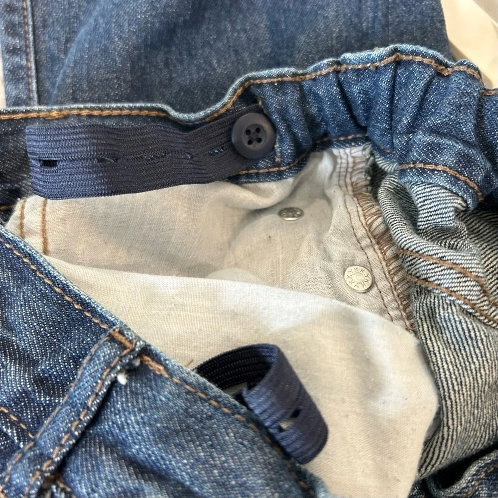 The Children's Place Boys Straight Leg Jeans Denim Sz 14 Husky Adjustable Waist
